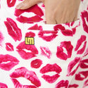 【 SALE 】 LOUDMOUTH ( ラウドマウス ) レディース ショートパンツ | 接触冷感 | ツイル素材 | キッス柄 | ターコイズ | 吸汗速乾 | UV | ゴルフ | ゴルフウェア | ショーパン | 763355 | らうどまうす