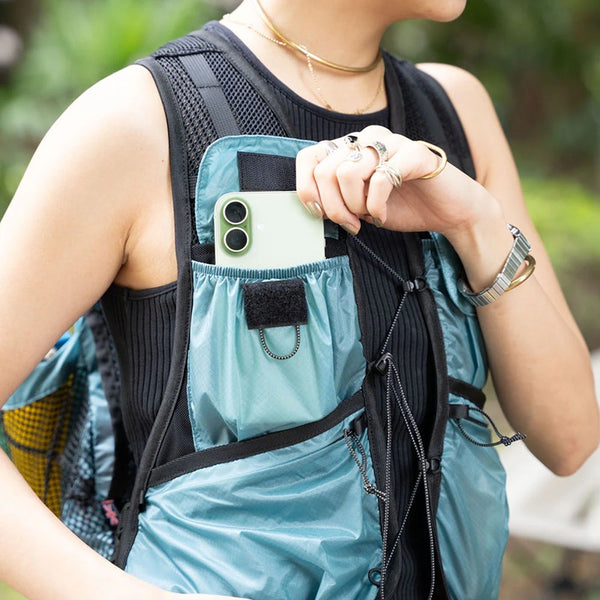 COBMASTER ( コブマスター ) COB-CR HUMMING PACK VEST ハミングパックベスト ベストバッグ ベストパック バックパック リュック 収納ポケット 多機能ポケット 8ポケット ユニセックス フェス アウトドア キャンプ ハイキング ランニング 旅行 軽量 収納 81930400