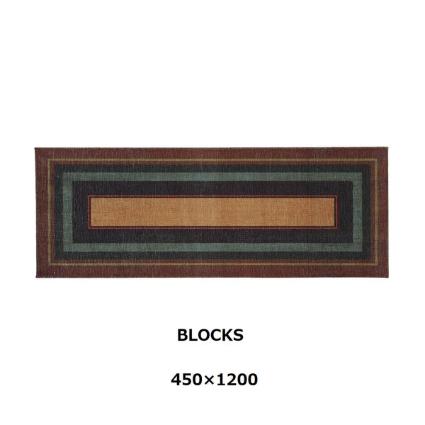 DULTON ( ダルトン ) MAT マット | LINE | FRAME | BLOCKS | 室内 | 室内マット | インテリア | オシャレ | 玄関 | リビング | ダイニング | 洗える | くすみカラー | 450×1200mm | 500×800mm | RNN-1076 | だるとん