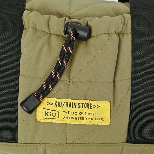 KiU ( キウ ) スクエアパデッドミニボストンバッグ | バッグ | ボストンバッグ | K476 | 小さめ | ショルダーバッグ | シンプル | 撥水 | 可愛い | アウトドア | キャンプ | レジャー | お出かけ | お散歩 | コンパクト | ハンドバッグ | きう