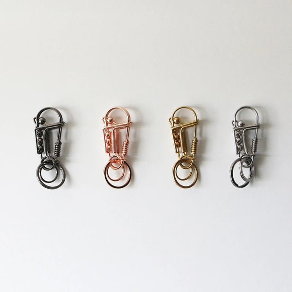 DETAIL ( ディテール ) Metal Wire Carabiner メタル ワイヤー カラビナ | コッパー | シルバー | ゴールド | ブラック | 登山 | アウトドア | キャンプ | かっこいい | プレゼント | ギフト | シンプル | 3726 | でぃてーる