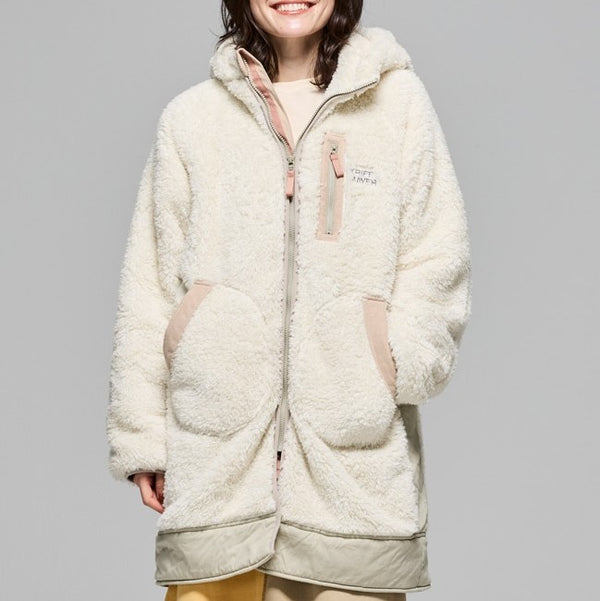 KRIFF MAYER ( クリフメイヤー ) シャギーボアロングフードJK | LADYS | W2514409 | レディース | ウェア | ジャケット | フード付 | ロング丈 | フリース | 軽い | 動きやすい | ふわふわ | カジュアル | W2514409 | くりふめいやー