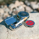 DULTON ( ダルトン ) PORTABLE ASHTRAY ポータブル アッシュトレイ | 携帯灰皿 | オシャレ | 可愛い | アイアン | クロームメッキ | 車 | リング付 | K655-757 | だるとん | 灰皿