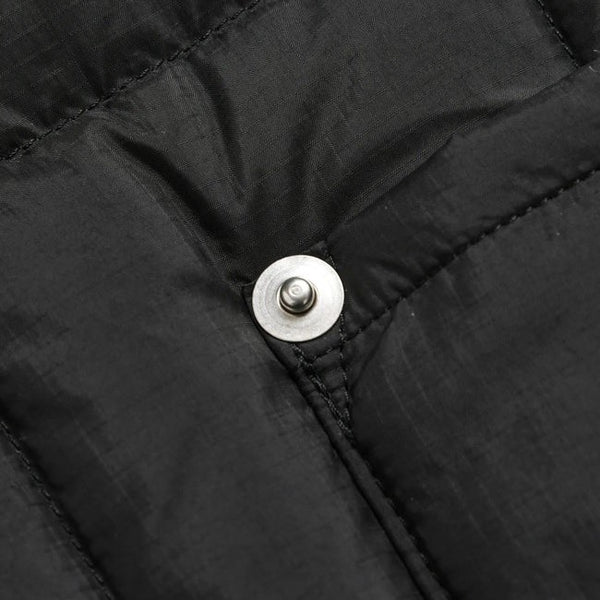 TAION ( タイオン ) ワーク Vネックボタン ダウンベスト | ベスト | 軽い | インナー | ダウン | 軽量 | 暖かい | 防寒 | 秋 | 冬 | シンプル | ブラック | ダークチャコール | TAION-001BWK | アウトドア | キャンプ | レジャー | たいおん