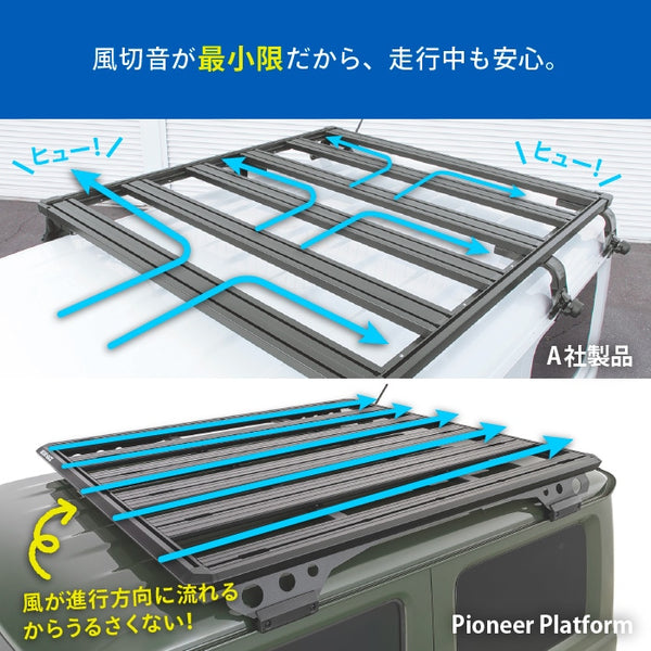 RhinoRack（ ライノラック ）PIONEER 6 PLATFORM (1500mm x 1240mm) WITH BACKBONE トヨタ ハイラックス 取り付けキット JC-01773