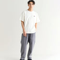NANGA ( ナンガ ) ECO HYBRID BOX LOGO EMBROIDERY TEE ( UNISEX ) エコハイブリッドボックスロゴエンブロイダリーティー | シャツ | 半袖 | Tシャツ | ブラック | N0000252 | 刺繡ロゴ | ヨレにくい | シンプル | なんが | ユニセックス