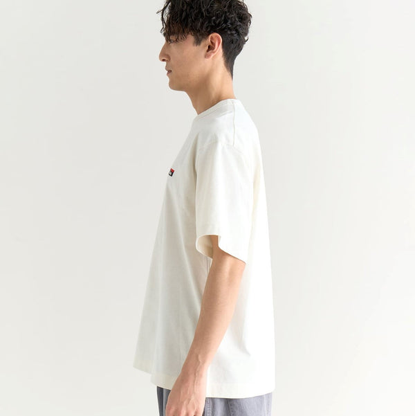 NANGA ( ナンガ ) ECO HYBRID BOX LOGO EMBROIDERY TEE ( UNISEX ) エコハイブリッドボックスロゴエンブロイダリーティー | シャツ | 半袖 | Tシャツ | ブラック | N0000252 | 刺繡ロゴ | ヨレにくい | シンプル | なんが | ユニセックス