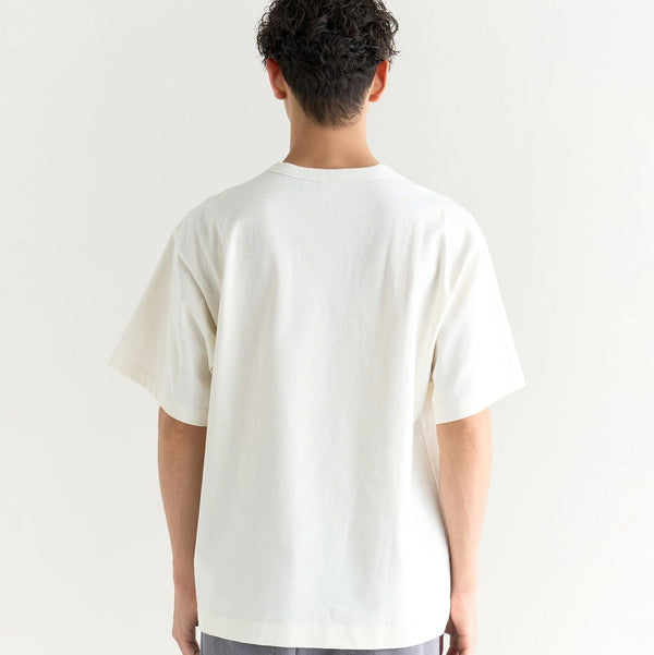 NANGA ( ナンガ ) ECO HYBRID BOX LOGO EMBROIDERY TEE ( UNISEX ) エコハイブリッドボックスロゴエンブロイダリーティー | シャツ | 半袖 | Tシャツ | ブラック | N0000252 | 刺繡ロゴ | ヨレにくい | シンプル | なんが | ユニセックス