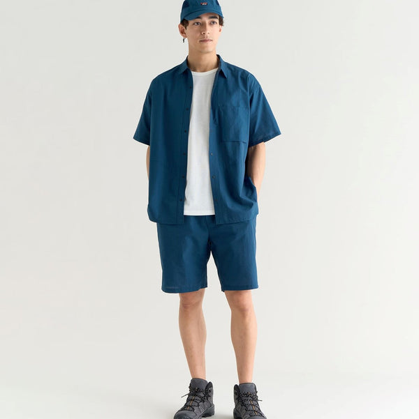 NANGA ( ナンガ ) DotAir® COMFY S/S SHIRT ( MEN ) ドットエア コンフィー ショートスリーブシャツ | メンズ | シャツ | 半袖シャツ | ウェア | トップス | 襟 | 胸ポケット | シワになりにくい | 快適
