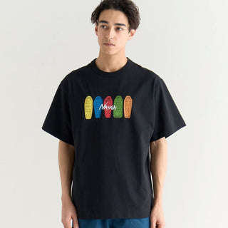 NANGA ( ナンガ ) ECO HYBRID TEE ( SB PT ) エコハイブリッドティー | Tシャツ | 半袖 | アウトドア | コットン | 寝袋 | シュラフ | デザイン | 可愛い | なんが | N0003700 | 万能 | シャツ | トップス