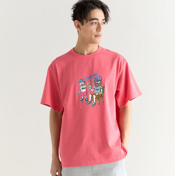NANGA ( ナンガ ) ECO HYBRID TEE ( FAM PT ) エコハイブリッドティー | シャツ | 半袖 | アウトドア | 夏服 | Tシャツ | N0003672 | グラフィックデザイン | 透けにくい | コットン | なんが