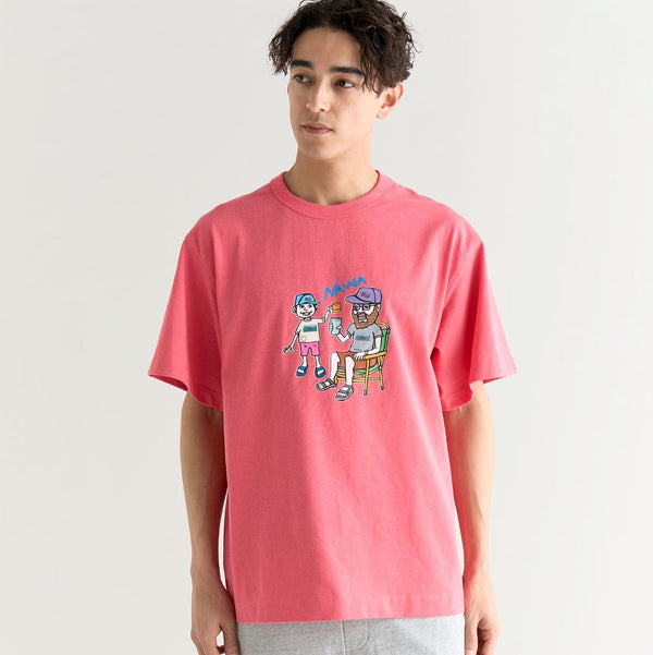 NANGA ( ナンガ ) ECO HYBRID TEE ( FAM PT ) エコハイブリッドティー | シャツ | 半袖 | アウトドア | 夏服 | Tシャツ | N0003672 | グラフィックデザイン | 透けにくい | コットン | なんが
