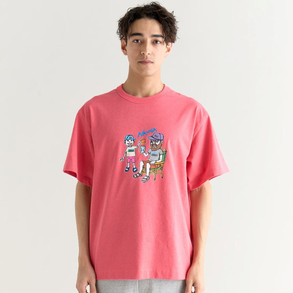 NANGA ( ナンガ ) ECO HYBRID TEE ( FAM PT ) エコハイブリッドティー | シャツ | 半袖 | アウトドア | 夏服 | Tシャツ | N0003672 | グラフィックデザイン | 透けにくい | コットン | なんが