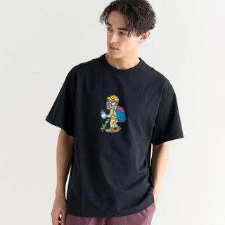 NANGA ( ナンガ ) ECO HYBRID TEE ( ODM PT ) エコハイブリッドティー  | シャツ | Tシャツ | 半袖 | ホワイト | ブラック | プリントT | アウトドア | コットン | ユニーク | なんが | N0003725 | トップス | アパレル