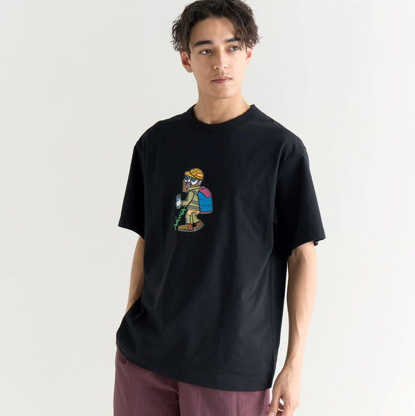 NANGA ( ナンガ ) ECO HYBRID TEE ( ODM PT ) エコハイブリッドティー  | シャツ | Tシャツ | 半袖 | ホワイト | ブラック | プリントT | アウトドア | コットン | ユニーク | なんが | N0003725 | トップス | アパレル