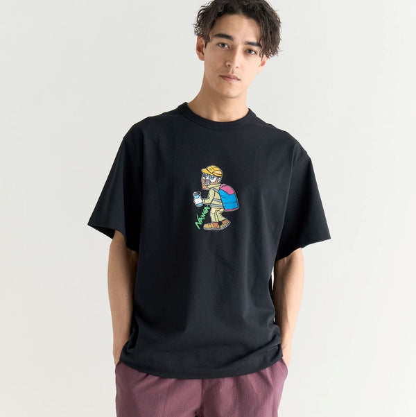 NANGA ( ナンガ ) ECO HYBRID TEE ( ODM PT ) エコハイブリッドティー  | シャツ | Tシャツ | 半袖 | ホワイト | ブラック | プリントT | アウトドア | コットン | ユニーク | なんが | N0003725 | トップス | アパレル