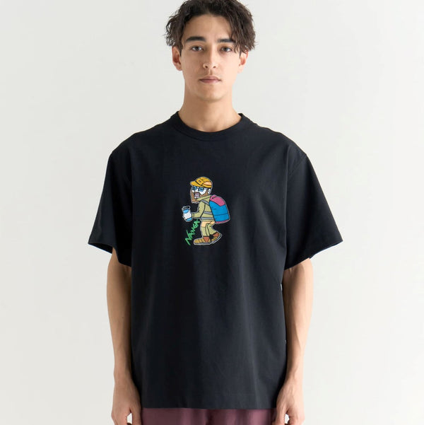 NANGA ( ナンガ ) ECO HYBRID TEE ( ODM PT ) エコハイブリッドティー  | シャツ | Tシャツ | 半袖 | ホワイト | ブラック | プリントT | アウトドア | コットン | ユニーク | なんが | N0003725 | トップス | アパレル