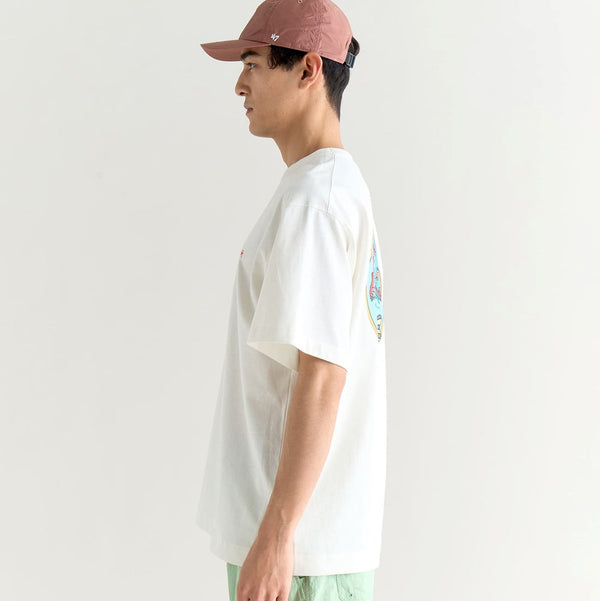 NANGA ( ナンガ ) ECO HYBRID TEE ( BWK PT ) エコハイブリッドティー | シャツ | 半袖 | アウトドア | キャンプ | Tシャツ | ホワイト | グレー | グラフィックTシャツ | プリントT | コットン | N0003684 | なんが
