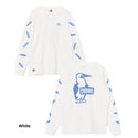 CHUMS ( チャムス ) かせきさいだぁパターンブラッシュドロングスリーブTシャツ | ロンT | ロングTシャツ | 長袖 | ウェア | トップス | バックプリント | ブービー | ブービーバード | CH01-2636 | ちゃむす | オシャレ | 秋服 | コットン