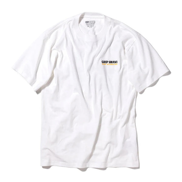 GRIP SWANY ( グリップスワニー ) 【 GSMCT0013 】 BEAR PRINT TEE | シャツ | 半袖 | 夏服 | 半袖シャツ | 半袖Tシャツ | Tシャツ | ホワイト | 白色 | 綿100% | バックプリント | クマ | 熊 | アウトドア | ぐりっぷすわにー