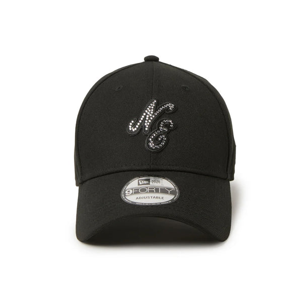 NEW ERA ( ニューエラ ) 9FORTY Rhinestone ラインストーン クラシックロゴ ピンク | ブラック | グレー | 帽子 | キャップ | 14942639 | 14942638 | 14942637 | にゅーえら | クロスストラップ | ユニセックス