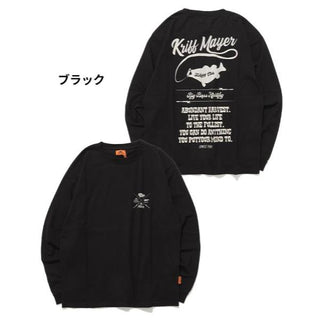 KRIFF MAYER ( クリフメイヤー ) 外遊びイラストロンT ( 釣り ) 2517813 | シャツ | ウェア | トップス | ロンT | Tシャツ | 長袖 | 綿100% | プリントT | くりふめいやー | バックプリント