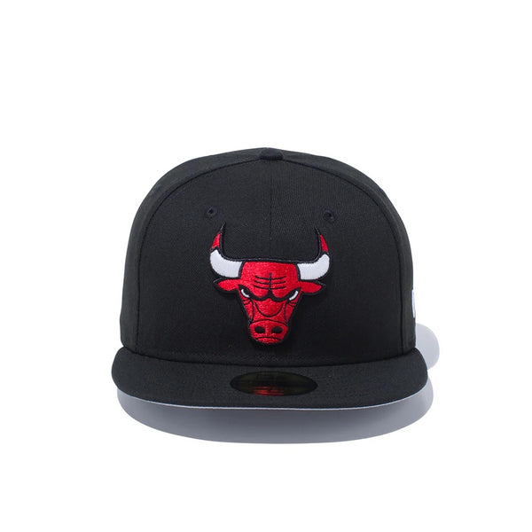 NEW ERA ( ニューエラ ) 59FIFTY シカゴ ・ ブルズ ブラック × チームカラー | 帽子 | キャップ | 日よけ | お出かけ | 14525228 | ユニセックス | 定番 | アウトドア | キャンプ | ポリエステル | コットン