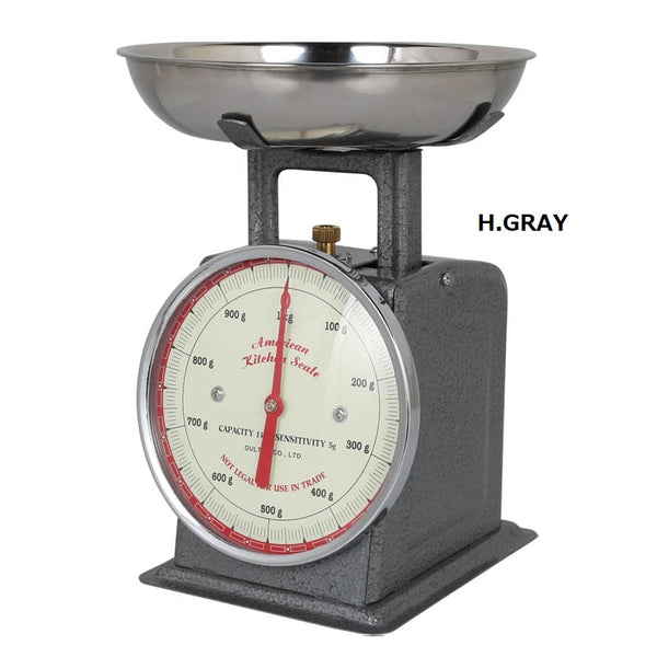 DULTON ( ダルトン ) AMERICAN KITCHEN SCALE H.GRAY アメリカン キッチン スケール | キッチンスケール | 量り | シンプル | 100-061GY | キッチン用品 | オシャレ | インテリア | だるとん