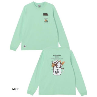 CHUMS ( チャムス ) ホットチョコレートポケットブラッシュドロングスリーブTシャツ | ロンT | ロングTシャツ | 長袖 | ウェア | トップス | 長袖シャツ | バックプリント | ゆとり | コットン100％ | CH01-2659 | ちゃむす