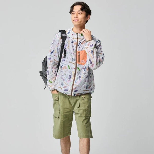KRIFF MAYER ( クリフメイヤー ) クリーネス総柄フードジャケット | MENS | 2537804 | メンズ | 春 | 個性的 | ユニセックス | 防汚 | 薄手 | ポリエステル | アウトドア | キャンプ | お出かけ | コンパクト | くりふめいやー