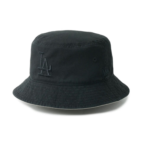 NEW ERA ( ニューエラ ) バケット01 リバーシブル MLB Bucket Hat ロサンゼルス・ドジャース ブラック/ペブル | 帽子 | ハット | バケットハット | バケハ | コットン | カジュアル | レジャー | アウトドア | キャンプ | 14744772 | にゅーえら
