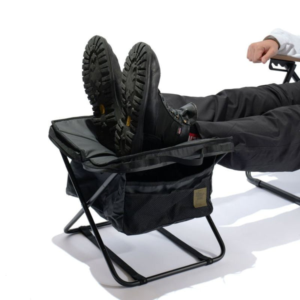 AS2OV ( アッソブ ) NYLON POLYCARBONATE MULTI OTTOMAN マルチオットマン | オットマン | フットスツール | フットレスト | コンパクト | 持ち運び | アウトドア | キャンプ | リラックス | 足置き | 392300 | ブラック | 黒色