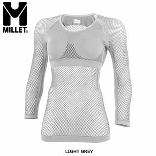 【 SALE 】 MILLET ( ミレー ) 【 ウィメンズ 】 ドライナミック メッシュ 3/4 スリーブ | インナー | ドライ感 | アンダーウェア | 女性用 | レディース | 疎水性 | アクティビティ | レジャー | キャンプ | 登山 | スポーツ | 快適 | MIV01358-2601 | みれー