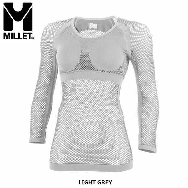 【 SALE 】 MILLET ( ミレー ) 【 ウィメンズ 】 ドライナミック メッシュ 3/4 スリーブ | インナー | ドライ感 | アンダーウェア | 女性用 | レディース | 疎水性 | アクティビティ | レジャー | キャンプ | 登山 | スポーツ | 快適 | MIV01358-2601 | みれー