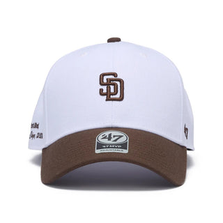 '47 ( フォーティーセブン ) '47 エムブイピー サンディエゴ・パドレス STADIUM ADDRESS ベースランナー ホワイト ブラウンバイザー | 帽子 | キャップ | 日よけ | シンプル | オシャレ | アウトドア | キャンプ | レジャー | 14920306