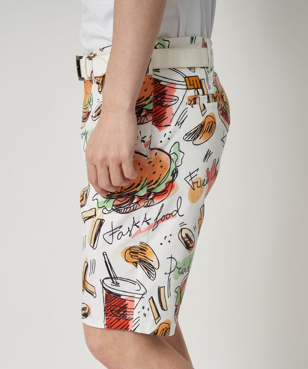 【 SALE 】 LOUDMOUTH ( ラウドマウス ) メンズ ストレッチツイル 柄ショートパンツ | ゴルフ | ウェア | 半ズボン | ハーフパンツ | パンツ | 吸汗速乾 | UV　| ストレッチ | 764305 | らうどまうす
