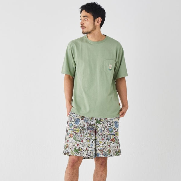 KRIFF MAYER ( クリフメイヤー ) クリーネスT ( 招き猫 ) MENS | 2447814 | メンズ | アパレル | 半袖 | シャツ | シンプル | 夏服 | 半袖Tシャツ | Tシャツ | コットン | 撥水 | 刺繍 | ユニセックス | くりふめいやー