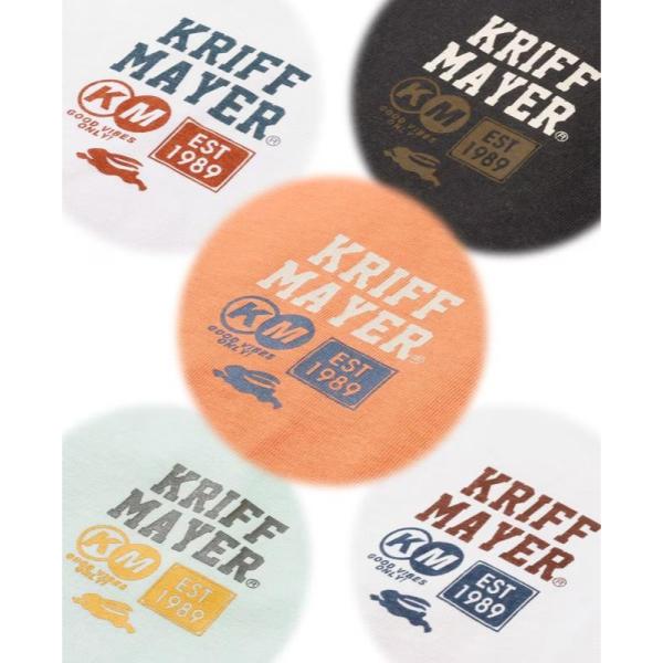 KRIFF MAYER ( クリフメイヤー ) クリフラビットロンT ( スタンド ) LADYS | W2536310 | レディース | シャツ | ロンT | 長袖 | Tシャツ | 発泡プリント | バックプリント | 体型カバー | ワンポイント | くりふめいやー