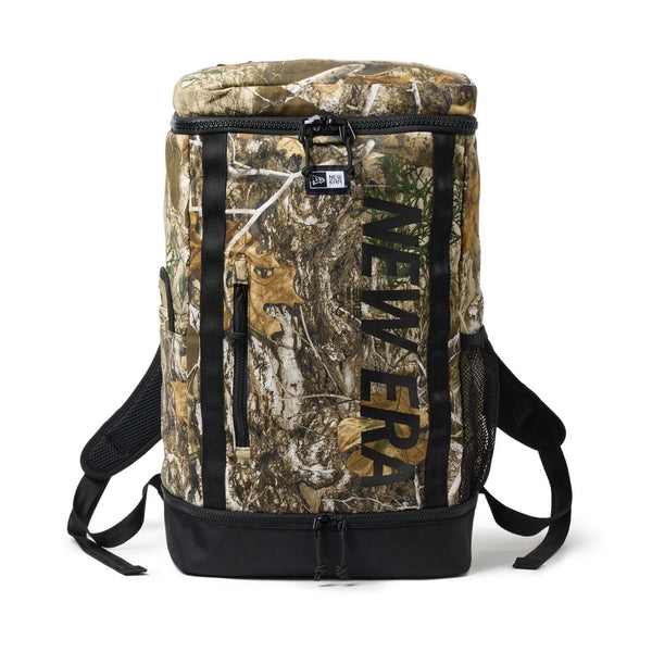NEW ERA ( ニューエラ ) ボックスパック 32L プリントロゴ リアルツリーカモ | リュックサック | バックパック | デイパック | 旅行 | 通勤 | 通学 | キャンプ | タウンユース | コットン | ボックス型 | 14392355 | にゅーえら
