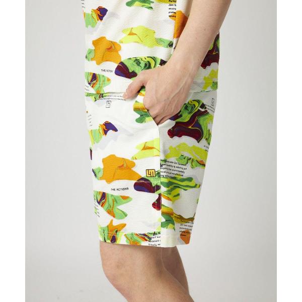 LOUDMOUTH ( ラウドマウス ) メンズ ニットサッカー 柄ショートパンツ | パンツ | ハーフパンツ | ゴルフ | ウェア | ゴルフウェア | 派手 | 吸汗速乾 | UV | ストレッチ | ポリエステル | 765305