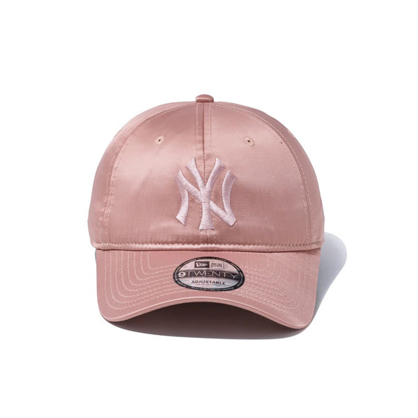 NEW ERA ( ニューエラ ) 9TWENTY Valentine's Day サテン ニューヨーク・ヤンキース ピンクベージュ | 帽子 | キャップ | 日よけ | バレンタイン | プレゼント | ギフト | ポリエステル | サイズ調整 | 野球帽 | にゅーえら | 14908290