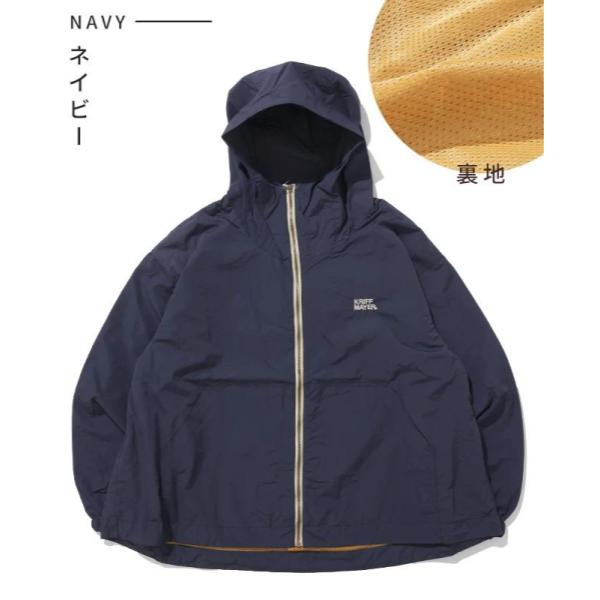 KRIFF MAYER ( クリフメイヤー ) 花粉ドロップフードJK | ジャケット | アウター | LADYS | レディース | W2537810 | ウェア | トップス | 撥水 | 軽量 | 春服 | 防汚 | 体型カバー | Aライン | くりふめいやー
