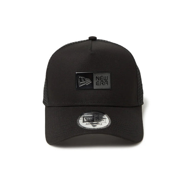 NEW ERA ( ニューエラ ) 9FORTY A-Frame トラッカー Box Logo TPUロゴ | 帽子 | キャップ | 日よけ | アウトドア | キャンプ | ユニセックス | メッシュ | スナップバック | サイズ調整 | ロゴ | にゅーえら
