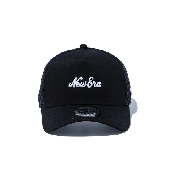 NEW ERA ( ニューエラ ) 9FORTY A-Frame トラッカー オールドロゴ ブラック × ホワイト | 帽子 | キャップ | にゅーえら | 日よけ | 14524994 | ユニセックス | スナップバック | メッシュ | 定番