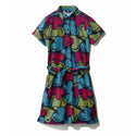 【 SALE 】 LOUDMOUTH ( ラウドマウス ) レディース プレミアムカノコ 柄ワンピース ライトニングハーツ | ゴルフ | ゴルフウェア | 可愛い | ワンピース | 吸汗速乾 | UV | 接触冷感 | 764653 | らうどまうす