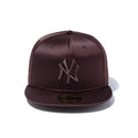NEW ERA ( ニューエラ ) 59FIFTY Valentine's Day サテン ニューヨーク・ヤンキース ダークブラウン | キャップ | 帽子 | レジャー | バレンタイン | 茶色 | オシャレ | お出かけ | アウトドア | キャンプ | 14908298 | にゅーえら