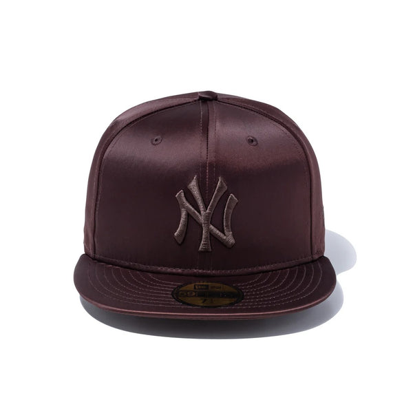 NEW ERA ( ニューエラ ) 59FIFTY Valentine's Day サテン ニューヨーク・ヤンキース ダークブラウン | キャップ | 帽子 | レジャー | バレンタイン | 茶色 | オシャレ | お出かけ | アウトドア | キャンプ | 14908298 | にゅーえら