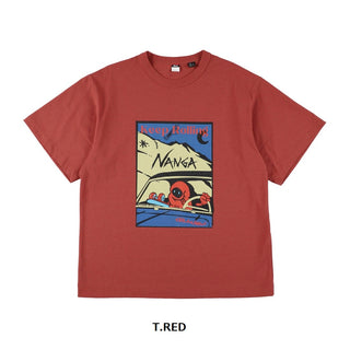 NANGA ( ナンガ ) エコハイブリッド キープローリング Tシャツ | シャツ | Tシャツ | 半袖 | 夏服 | 寝袋モチーフ | キャラクター | お出かけ | レジャー | N2610-1M037Z001059 | なんが | 半袖