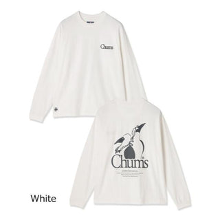 CHUMS ( チャムス ) ブービーバードツインズロングスリーブTシャツ 長袖 Tシャツ ロンT オーバーサイズ ゆったり おしゃれ メンズ レディース ユニセックス バックプリント アウトドア コットン 綿 CH01-2868