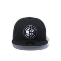 NEW ERA ( ニューエラ ) 59FIFTY ブルックリン・ネッツ ブラック × チームカラー | 帽子 | キャップ | ポリエステル | コットン | ユニセックス | サイズ調整なし | 定番 | 日よけ | アウトドア | キャンプ